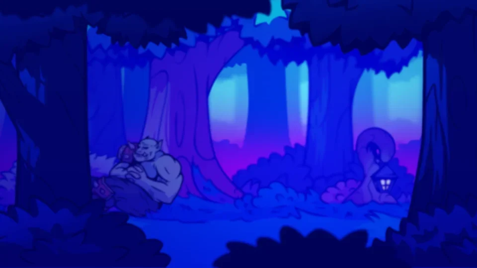 月夜物语 Tales of the Moon互动画面