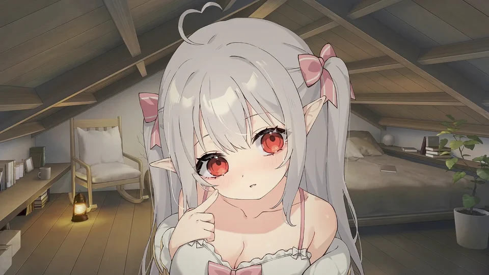 和存在感薄弱妹妹一起的简单生活剧情演出画面